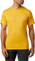 Columbia Zero Rules Short Sleeve Shirt 1533313790, Mannen, Geel, T-shirt, maat: S EU