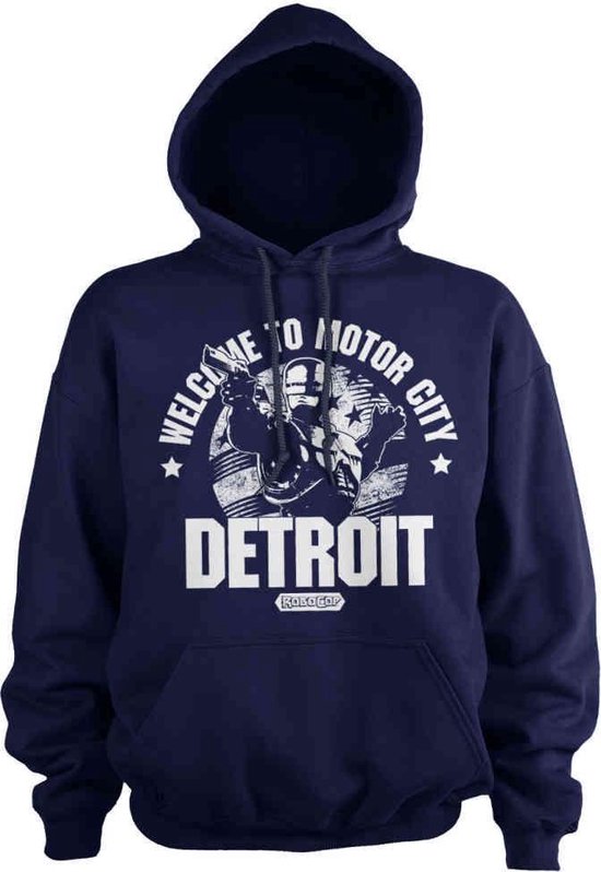 Robocop Hoodie/trui -XL- Welcome To Motor City Blauw