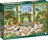 Falcon puzzel Butterfly Conservatory - Legpuzzel - 1000 stukjes - Meerdere Kleuren