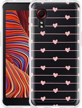 Hoesje Geschikt voor Samsung Galaxy Xcover 5 - Pink Love