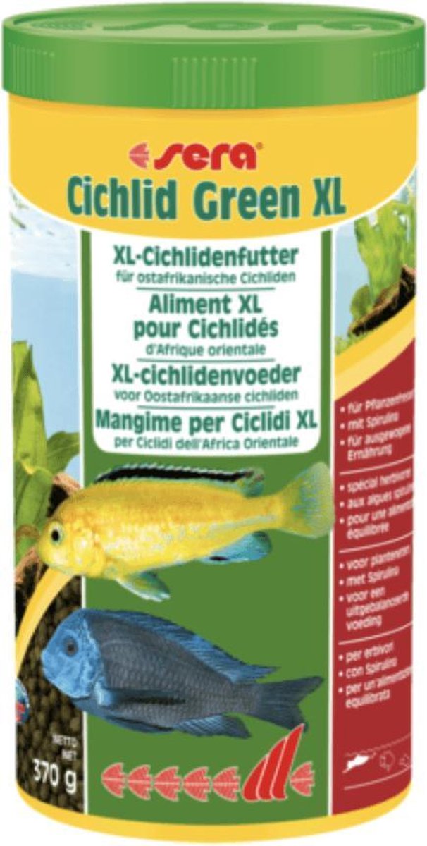 Cichlid Green XL - Sera Cichlide voer