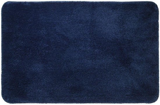 Sealskin - Angora Badmat 60x90 cm - Polyester - Donkerblauw