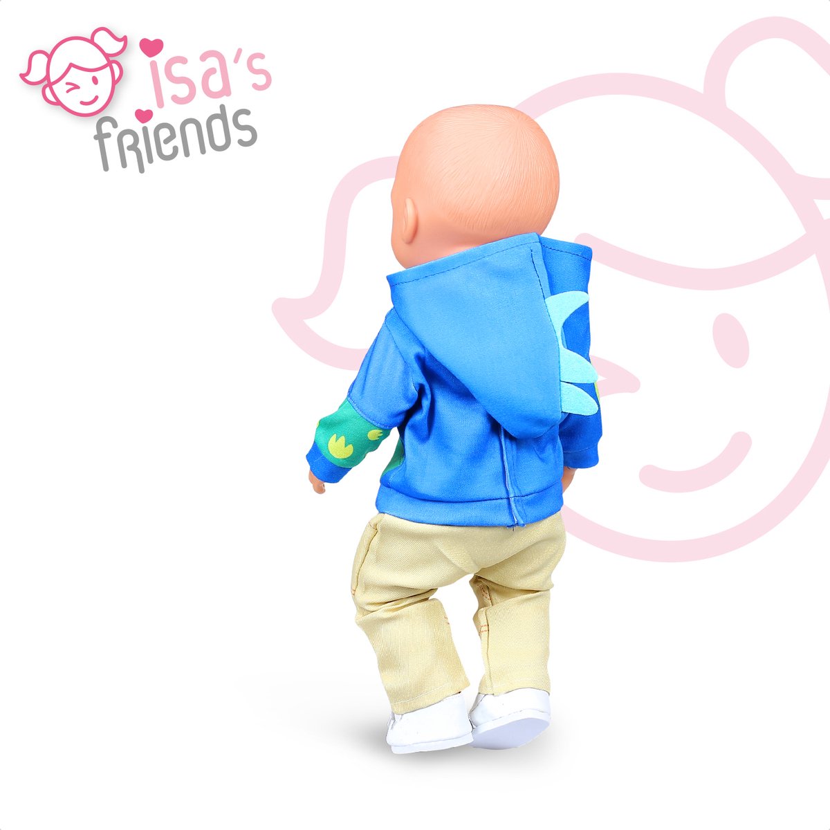Isa's Friends® - Poppenkleding - Kleertjes geschikt voor o.a. BABY born - 43 cm — afbeelding 6
