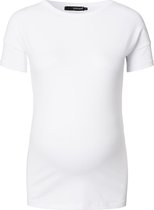 Supermom Zwangerschaps-t-shirt Basic Plus - White - Maat XL