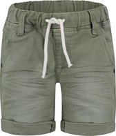 Noppies Jongens Denim korte broek met washed look Snyder - Oil Green - Maat 92