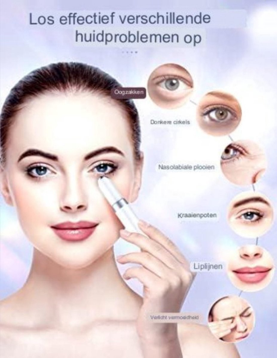 BeltAvenue Oogmassage Apparaat Wit 38-45°C - afbeelding 3