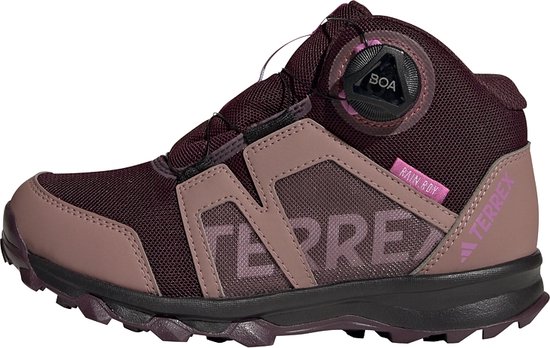 adidas TERREX Terrex BOA Mid RAIN.RDY Chaussures pour femmes de randonnée - Enfants - Rouge- 28