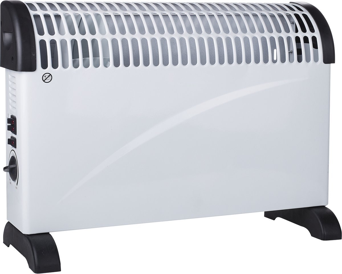 Convectorkachel - Heater - 750/1500W - Elektrische kachel - Wit