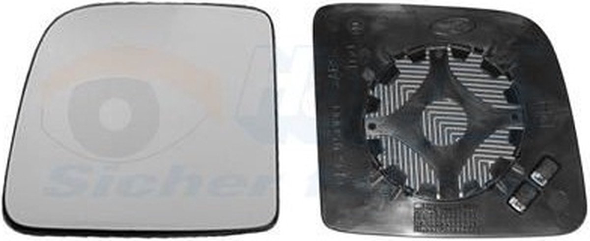 VanWezel 1884838 - Miroir rétroviseur droit pour Ford Trans. connect de 2002 à 2006