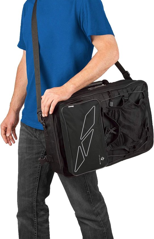 bagagetas 3-voudig Traveller, zwart/grijs, 62 l van Carpoint — afbeelding 3