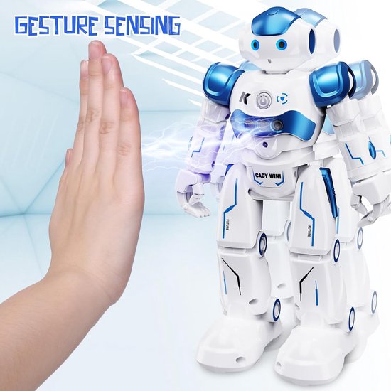 speelgoed robot - télécommandé - 2,4 G - blanc