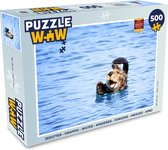 Puzzel Zeeotter - Grappig - Water - Kinderen - Jongens - Meisjes - Kind - Legpuzzel - Puzzel 500 stukjes