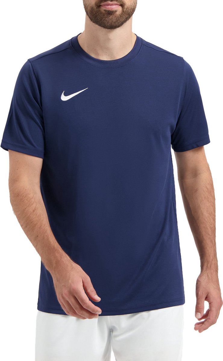 Nike Park VII SS Mannen Sportshirt Navy - Maat XL