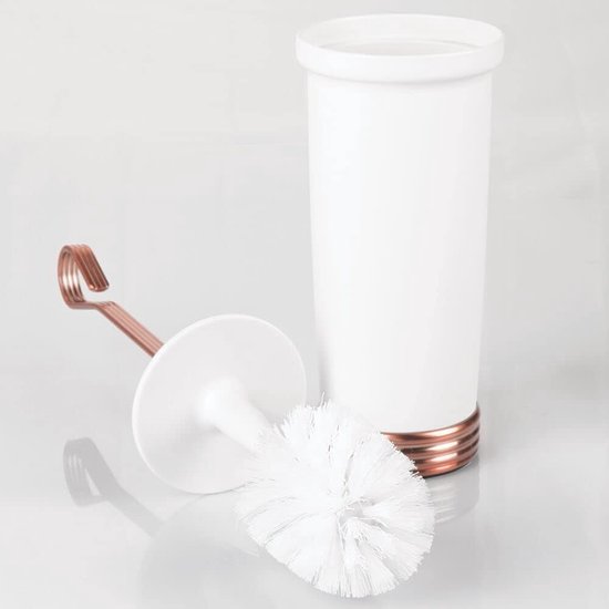 VDN Stainless WC borstel met houder - Zwart - Hangend - RVS - Vierkant | Leen Bakker
