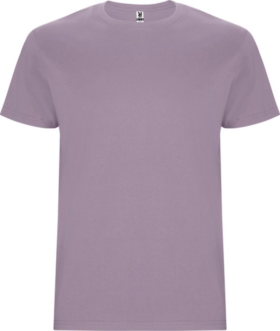 2 Pack T-shirt's unisex met korte mouwen 'Stafford' Lavender - L