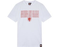 Nederlands Elftal T-shirt Heren - Wit - EK 2024 - Maat M - Officiële KNVB Kleding