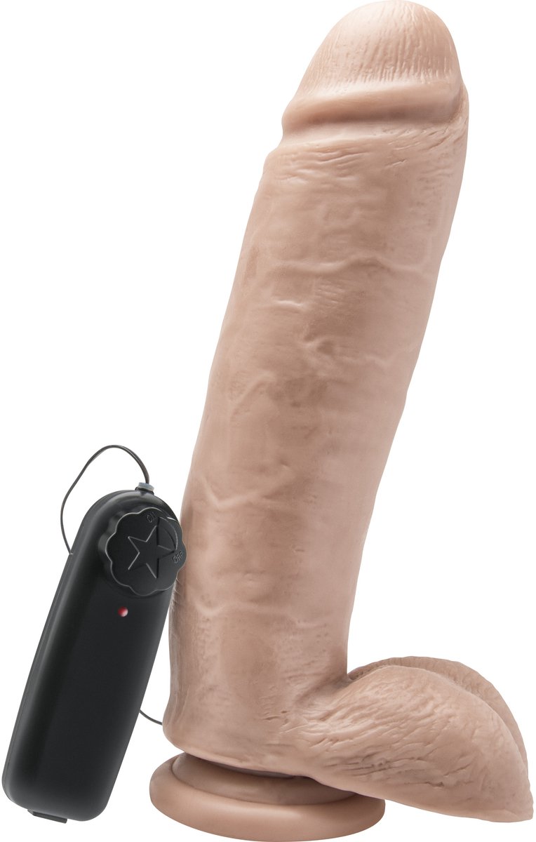 Dildo 10 in. w/ Balls Vibrator