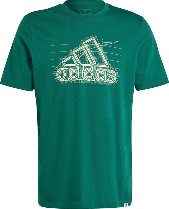 adidas Sportswear Growth Badge Graphic T-shirt - Heren - Groen- XS