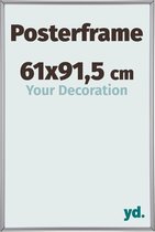Cadre d'affiche Your Decoration - 61x91,5cm - Argent - Plastique