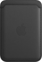 Apple - Leren kaarthouder - MagSafe - iPhone - Zwart