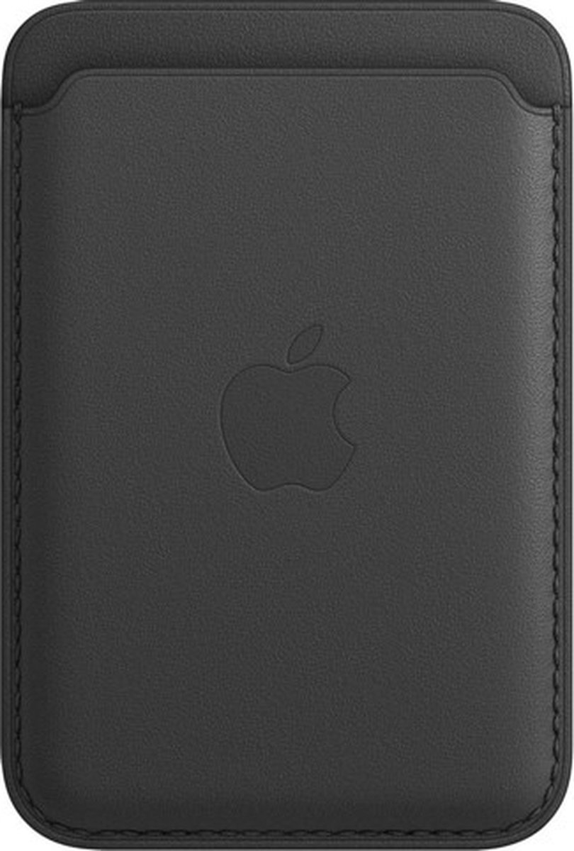 Apple - Leren kaarthouder - MagSafe - iPhone - Zwart