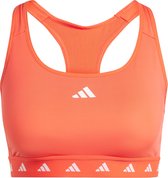 adidas Performance Powerreact Training Medium-Support Techfit Beha - Dames - Oranje- XL D-DD