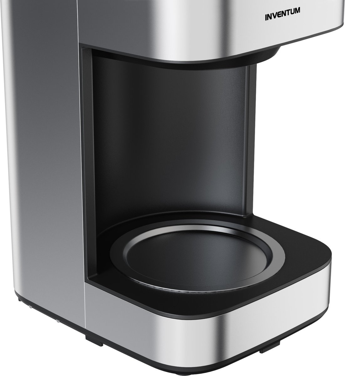 Inventum KZ818D - Koffiezetapparaat - 1,2 liter - 10 kopjes - Filter 1x4 - Thermoskan - Display met timer - Filterkoffie - RVS/Zwart thumbnail 4