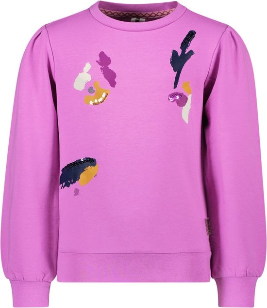 Meisjes sweater embroidery - Filou - Crocus