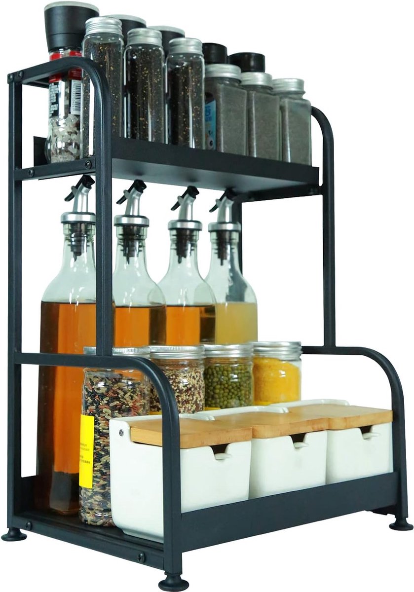 Kruidenrek met 2 niveaus (42,5 x 30 x 22 cm)