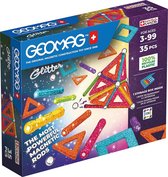 Geomag Glitter Panneaux Recyclés 35 pcs