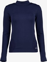 Kjelvik dames thermoshirt met lange mouwen blauw - Maat XL