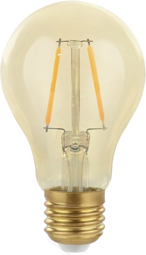 Spectrum - LED Filament lamp E27 - A60 - 2W vervangt 25W - 2500K extra warm wit licht