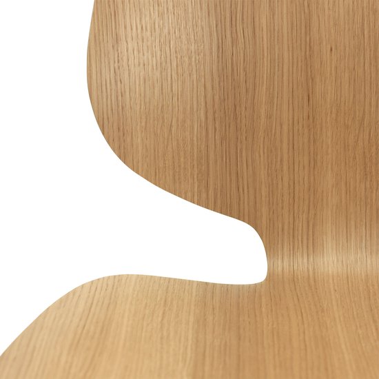 Normann Copenhagen My Chair Stoel Eiken Zwart Onderstel - Afbeelding 2