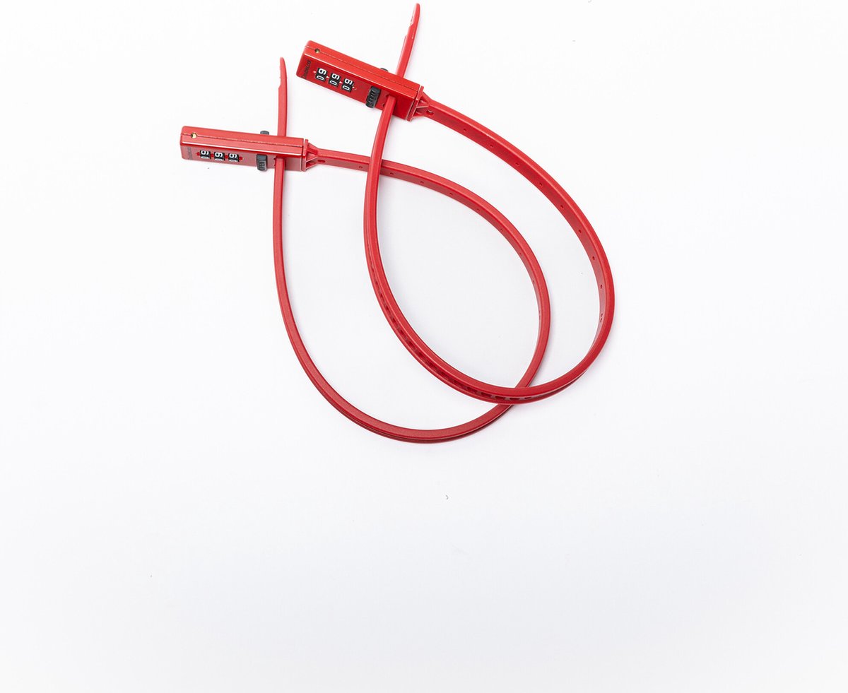 DoubleLock Strap lock setn- kabelslot verpakt per 2 - staalkabel