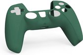 Siliconen Softcase Cover geschikt voor Playstation 5 DualSense Controller - Joystick | Compleet 360 graden - beschermhoes - skin - case | Groen TP5-0512