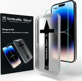 Umbrella Glass Snap-it-On Screenprotector - Geschikt voor iPhone 14 Pro