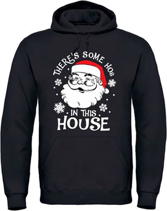 Kersttrui There's Some Ho's Donkerblauw - Unisex