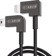 GO SOLID! ® Oplaadkabel voor smartphones Micro USB -> Lightning - Zwart