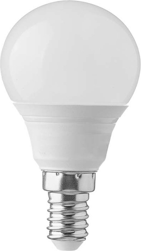 V-TAC VT-1880-N E14 LED Lampen - Golf - IP20 - Wit - 4.5W - 470 Lumen - 3000K