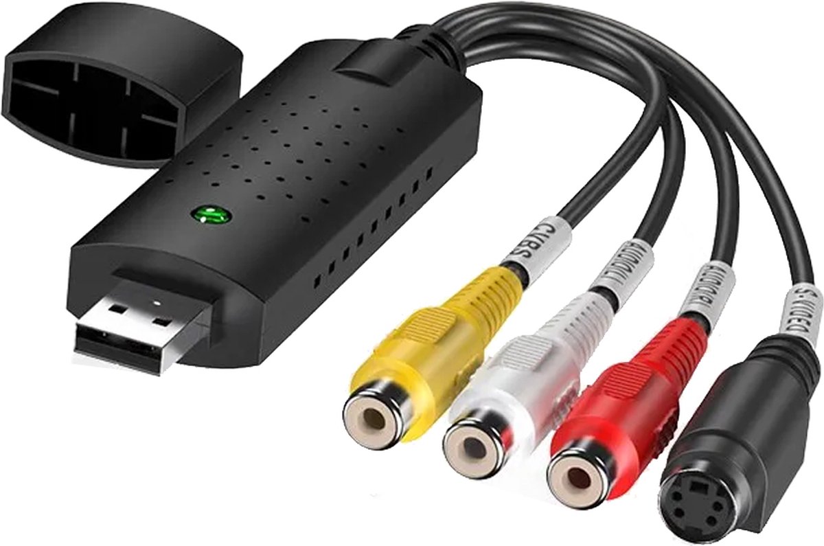 USB Video Grabber - HD - Videobanden Digitaliseren - Met Videobewerkingssoftware TVR2.5
