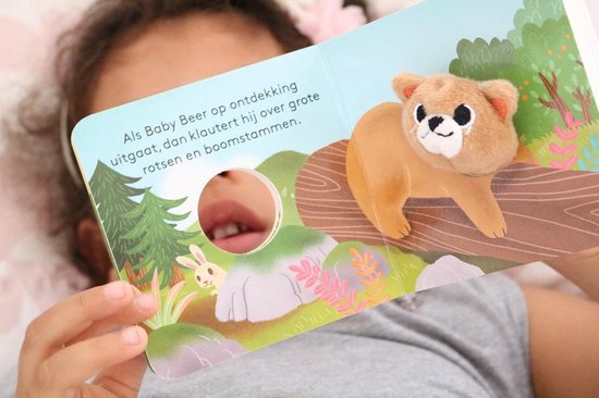 Imagebooks Vingerpopboekje Baby Egel van Inbeelding — afbeelding 3