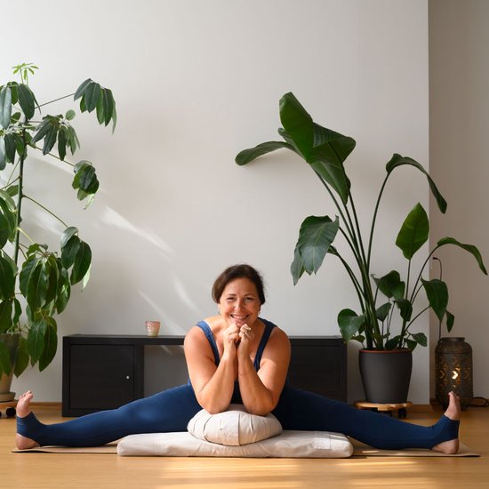 Samarali Meditatieset - Meditatiemat & Meditatiekussen - 100% biologisch katoen (GOTS) van Samarali — afbeelding 4