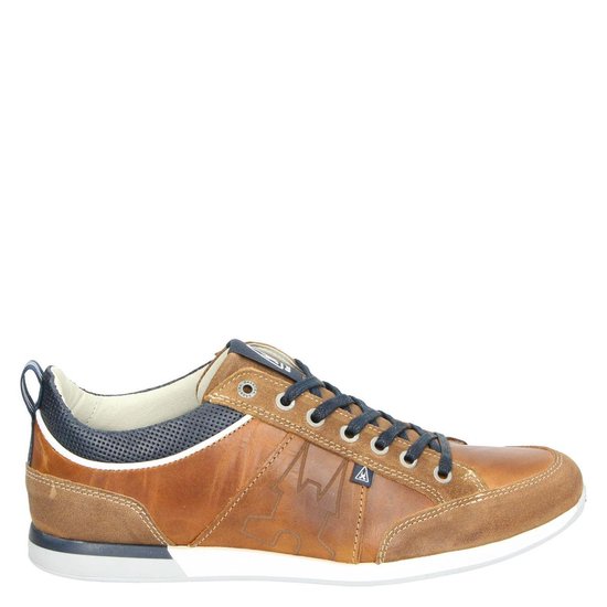 Gaastra Bayline Lage sneakers - Leren Sneaker - Heren - Cognac - Maat 47