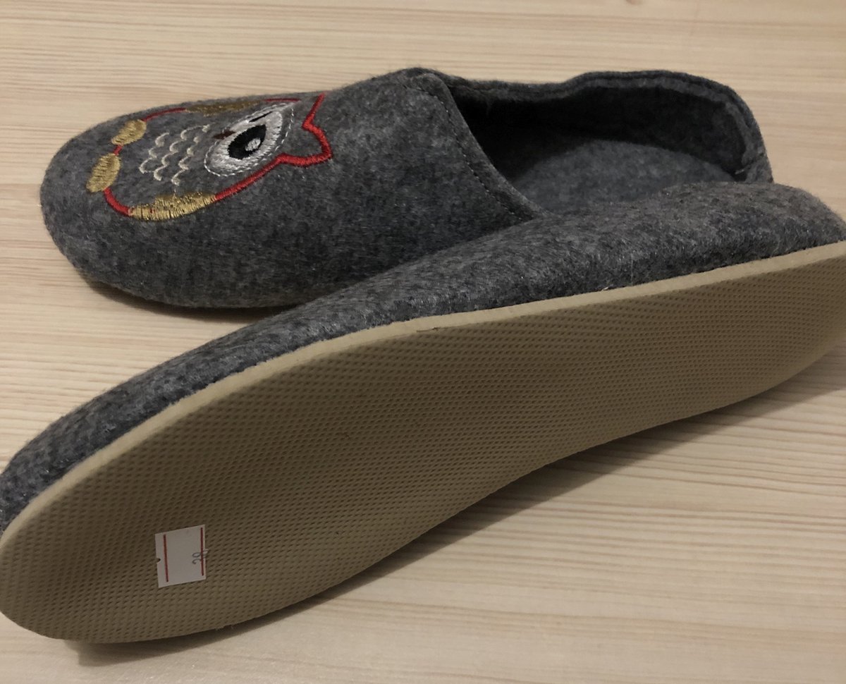 Pantoffelmann Walk viltpantoffel met viltzool