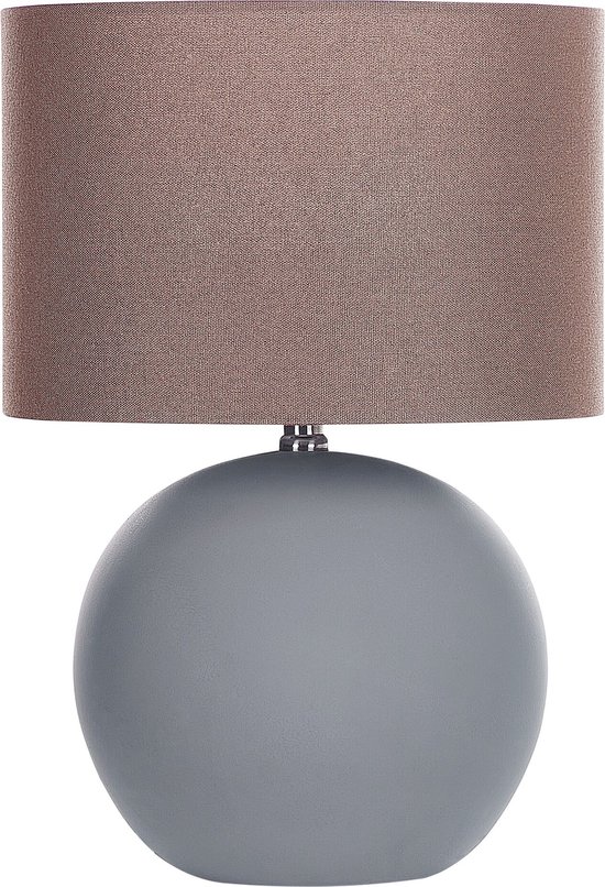 AREOSO - Lampe de table - Grijs - Céramique