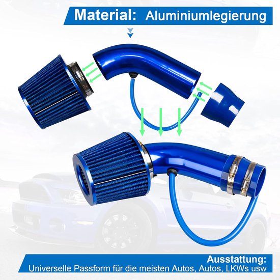 Acheter Kit de tuyaux d'admission d'air universel en aluminium