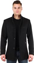 Versano John Heren Korte Mantel Manteljas Winterjas XXL - Zwart