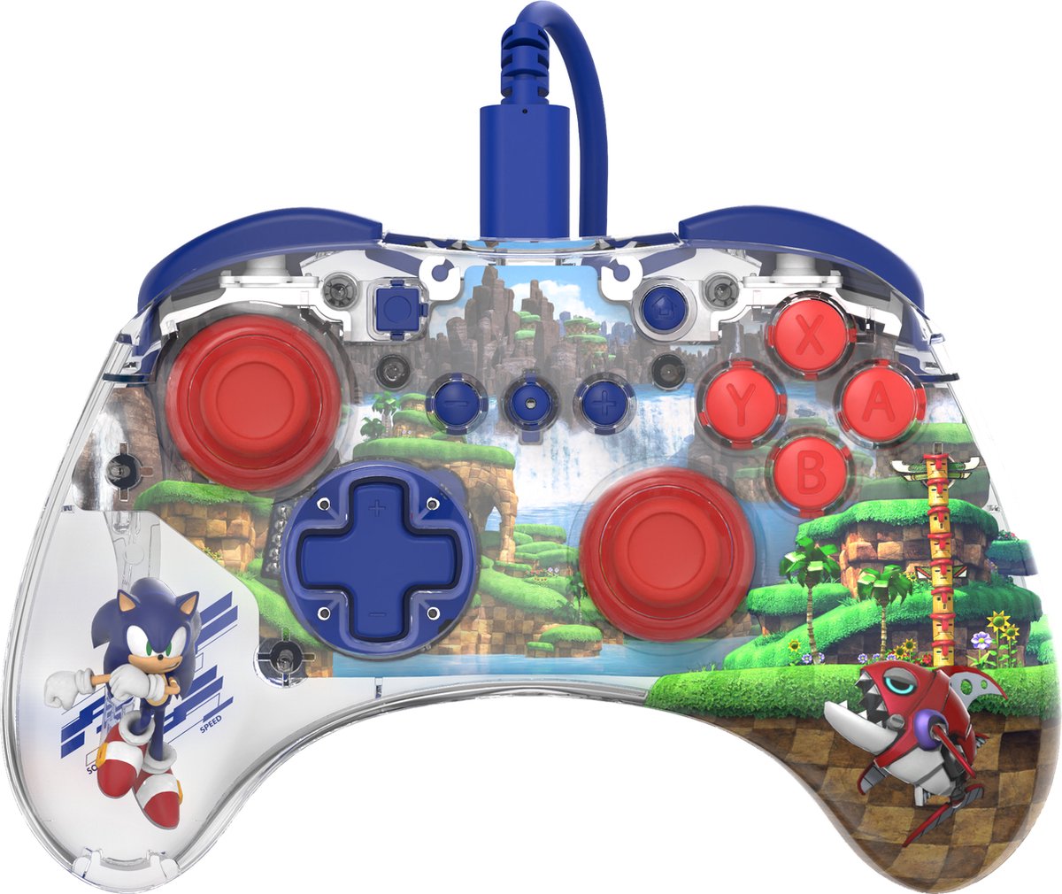 PDP Bedrade Controller - Sonic Green Hill Zone (Nintendo Switch)