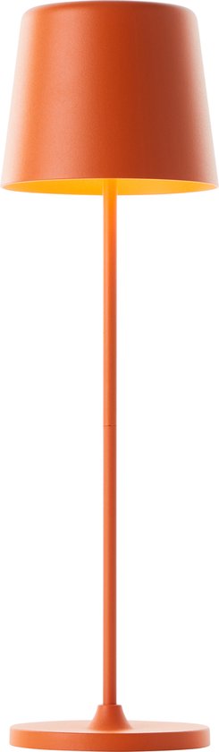 Brilliant Kaami oplaadbare Tafellamp - Buiten - LED 2W 3000K - 3 Stepdim - IP44 - Oranje