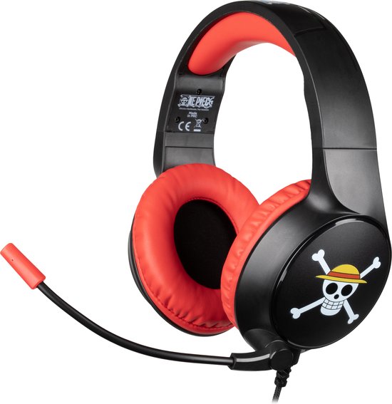 One Piece - gaming headset - inklapbare microfoon - in-line afstandsbediening (Playstation/Xbox/Switch)